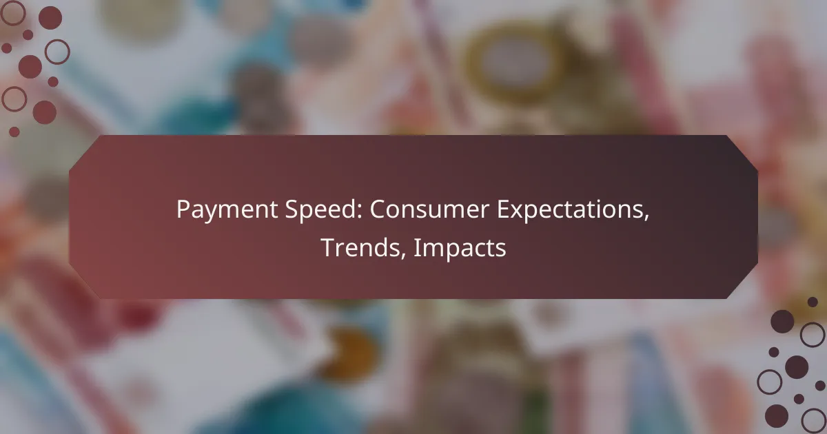 Payment Speed: Consumer Expectations, Trends, Impacts