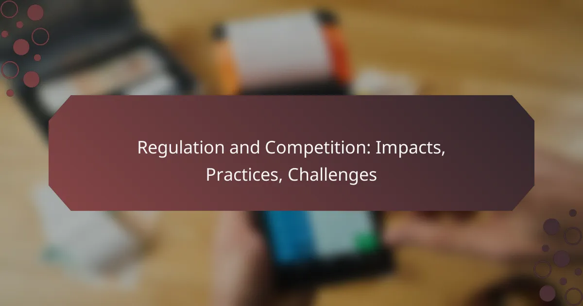 Regulation and Competition: Impacts, Practices, Challenges